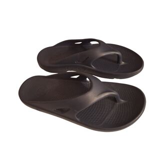 Hurley Men's Injection Flip-Flop Sandals  Size 10 Navy Blue Beach Vacation Boat